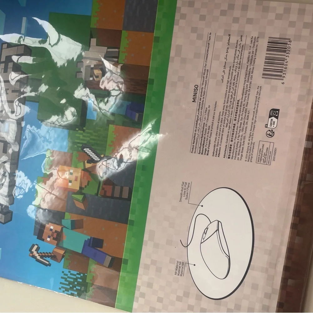 Minecraft Green Mouse Pad